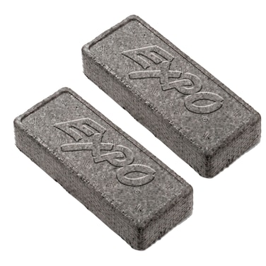 EXPO Block Eraser 81505 Dry Erase Whiteboard Board Eraser Soft Pile 5 18 W x 1 14 H  Pack of 2