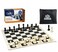 WE Games Travel Tournament Chess Set with 20 in Black Silicone Board  Triple Weighted Pieces