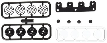 RPM Light Canister Set for RPM Slash and Nitro Slash Front Bumper Black
