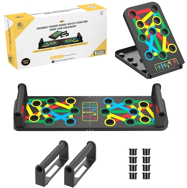 PRO365 Push Up Board 15 Positions Pushup Stand with Handle Women Push Up Stand Pushup Bars Home gym equipment Pushup Board Chest  Triceps Shoulders Multi Utility Board