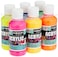 Sargent Art Fluorescent Acrylic Paint 6 Pack x 4 Ounces NonFading Rich Vivid Pigments Brilliant Matte Finish Fast Dry Formula NonToxic