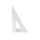 Pacific Arc Drafting Triangle 10inch 306090 Degrees Clear Acrylic