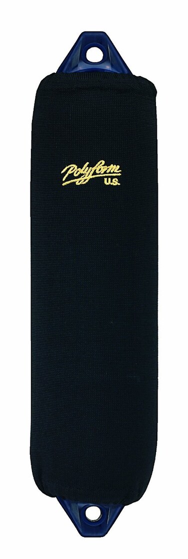 Polyform EFC11 Black Boat Fender Cover Fits Polyform F11 Boat Fenders