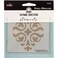 FolkArt Home Decor Stencil Scroll Medallion