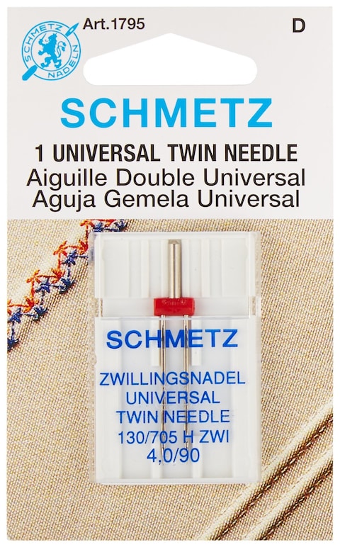 EuroNotions Schmetz Universal Twin 4090 Needle Silver