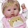 Paradise Galleries 19 inch Realistic  Lifelike Baby Doll Happy Teddy Baby Soft Vinyl