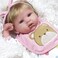Paradise Galleries 19 inch Realistic  Lifelike Baby Doll Happy Teddy Baby Soft Vinyl