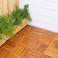 VIFAH V488 Interlocking Acacia Plantation Hardwood Deck Tile 4Slat Style