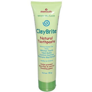 TpsteClaybrite Natural by Zion Health  4 Oz 2 Pack
