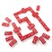 Guidecraft Jumbo Texture Dominoes Set  MultiColorTexture Sort and Matching Game for Toddlers Kids Memory and Sensory Skills Development Toy