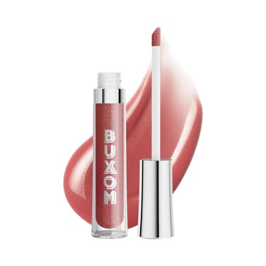Buxom FullOn Plumping Lip Polish Tinted Lip Plumper Gloss Plumping Formula with Peptides  Vitamin E Moisturizing Lip Plumping Gloss Hailey 015 Fl Oz