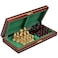 Wegiel Handmade Royal 36 European International Chess Set  Wooden 142 Inch Board With Felt Base  Carved Hornbeam  Sycamore Chess Pieces  Compartment Inside The Board To Store Each Piece