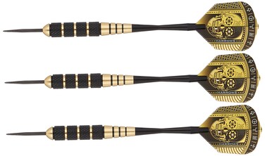 Harrows 59204 Voodoo Brass Steel Tip Dart 25gram  Black