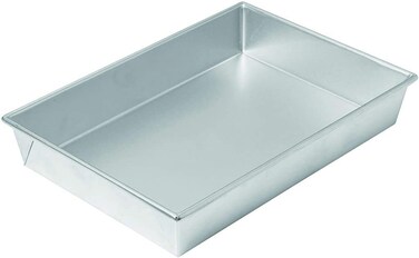 Chicago Metallic Commercial II Traditional Uncoated Bake N Roast Pan Perfect for roasting chicken and vegetables creating onepan meals and more 13 by 9 by 214Inch