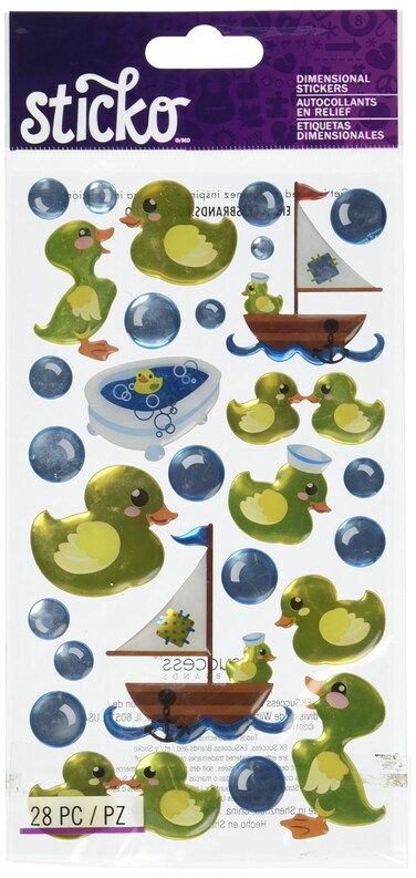EK Success Sticko ThemedRubber Duckies 5220102 Other