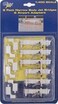Gemini Jets Airbridge Set 1 with 6Pack Narrowbody Jet Bridges and Airport Adapters 1400 Scale