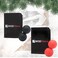 WODFitters Double Lacrosse Ball Peanut Massage Ball for Thoracic Spine  Foam Roller Ball with Carrying Case Stocking Stuffer Red