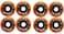 Labeda Asphalt Orange Inline Skate Wheels  76mm