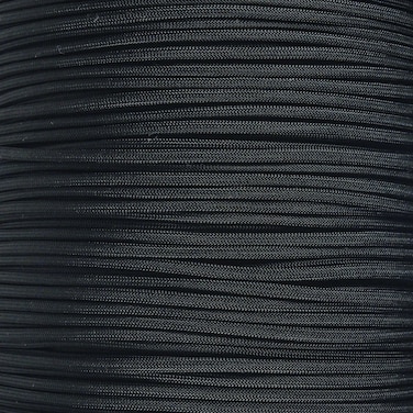 Paracord Planet  100 Feet of 550lb Paracord 7 Strand 4mm Parachute Rope Black