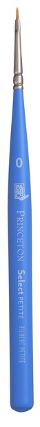 Princeton Select Artiste Paintbrush Size 0 Blue