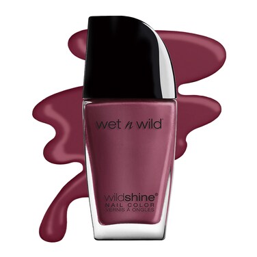 wet n wild Wild Shine Nail Polish Purple Grape Minds Think Alike Nail Color