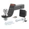 CURT 45554 Trailer Hitch Mount 2Inch Ball Lock Fits 2In Receiver 7500 lbs 4 Drop Cap  black