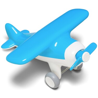 KidO Air Plane Early Learning Push  Pull Toy Blue