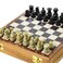 ShalinIndia Rajasthan Stone Art Unique Chess Sets and Board Indian Handmade Unique Gifts Size 8X8 Inches