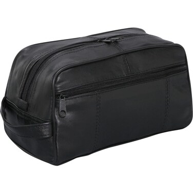 Bellino Leather Toiletry Kit Black