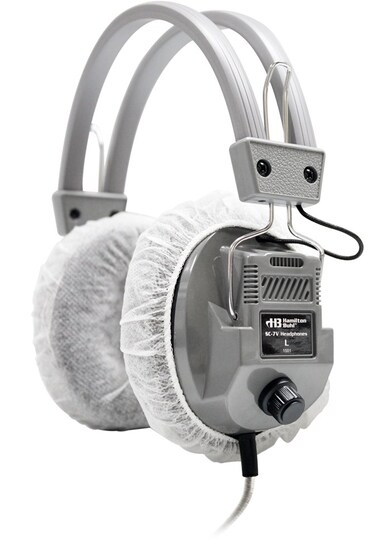 HamiltonBuhl  HECHYGENX45 HygenX Sanitary Ear Cushion Covers for OverEar Headphones  Headsets  50 Pair