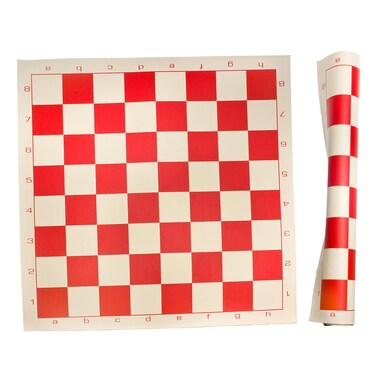 Sterling Games Roll Up Chess Mat in Red