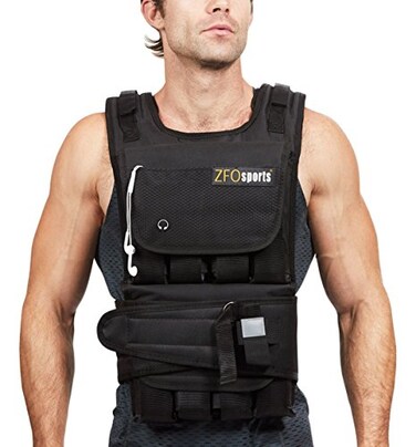 ZFOsports 40LBs Adjustable Weighted Vest