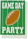 Beistle Game Day Football Invitations