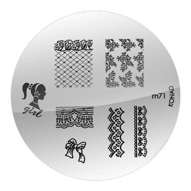 KONAD Nail Art Konad Stamping Nail Art Image Plate M71