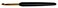 KnitPro Crochet Hook Gldbl 45mm