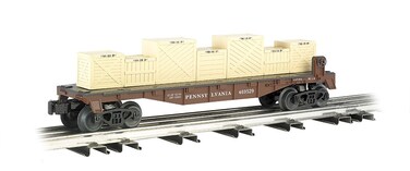 Williams by Bachmann Flat Car with Crates PRR  O Scale