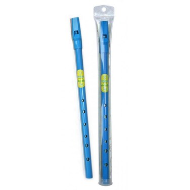 Waltons Blue Whistle Tube  Fun  Colorful Tin Whistle  Key of D  Irish  International Instrument  Perfect for Beginners