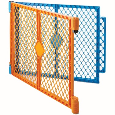 Toddleroo by North States Superyard Colorplay 2 Panel Extension Made in USA Increases Play Space up to 344 sq ft Adds 64 Multicolor