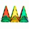Shapemags 48 Pcs Magnet Building Tiles Magnetic Blocks  Magnetic Toys Triangle Accessories Set Award Winning STEM Educational 3D Construction Blocks Set Magnetic Tiles Building Set for Kids