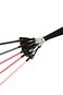 Resistance Tubes Set of 5 Exercise Tubes with Handles Ankle Straps Door Anchor Steel DRings Waterproof Carrying Bag  Sports  Fitness Equipment