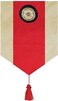 Gorgeous Oriental Brocade Table Runner SUNFLOER RED by MZO