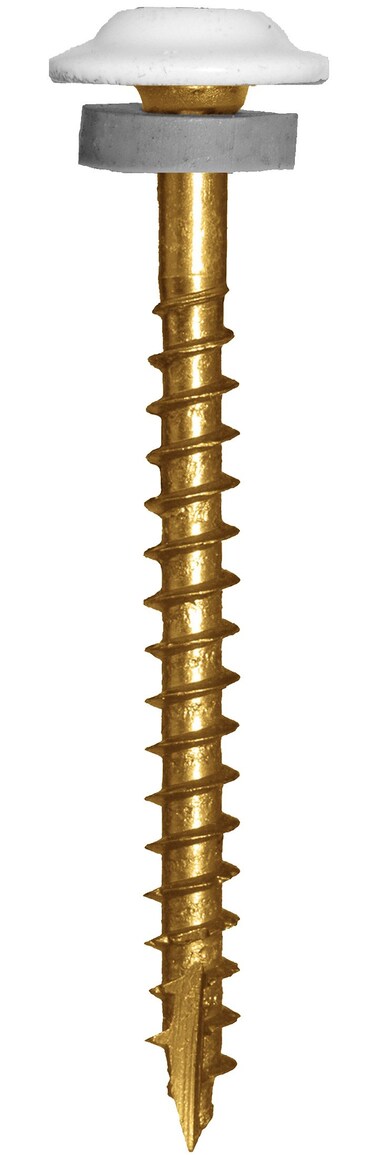 GRK 772691440907 MSSZipTip White Number9 by 112Inch Screw 100Piece