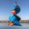 In the Breeze Rainbow Wow Spin Duet 15 inches X 30 inches