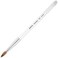 Pana Finest Pure Kolinsky Acrylic Nail Brush with Clear Acrylic Oval Crimped Handle Size 8