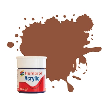 Humbrol Acrylic Paint Brick Red