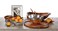 Nambe Braid Salad Bowl with Servers  3Piece Set  Large Wooden Serving Bowl for Caesar Salad Large Salads  Big Salad Bowl with Serving Utensils  Made of Chrome  Acacia Wood 20 L x 16 W