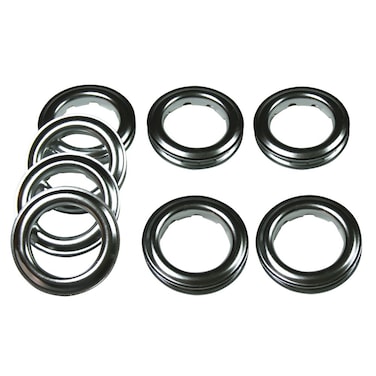 Home Sewing Depot FastSet Metal Size 12 Grommet 1 916 8 Grommets Total Polished SILV