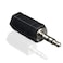 25mm Male to 35mm Female headphone dapter Converts your 35mm earphone jack into 25mm earphone jack