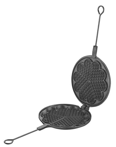 Skeppshult Cast Iron HeartShaped Handmade Waffles Mould  21 cm