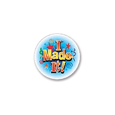 I Made It Flashing Button